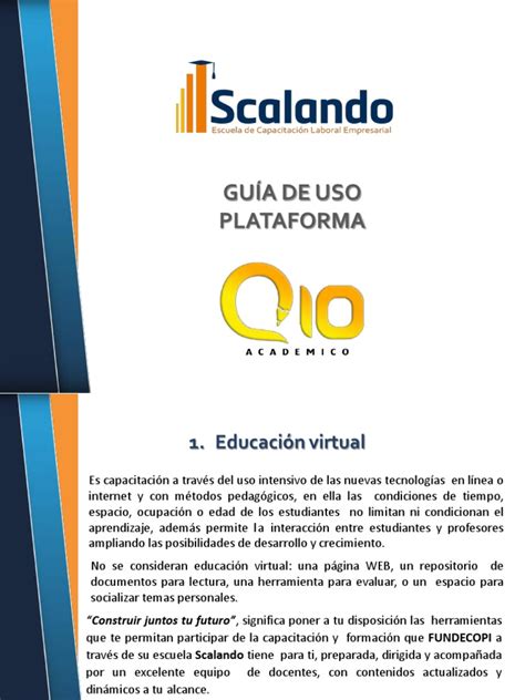 Guia para Estudiantes Plataforma Academica Q10 .
